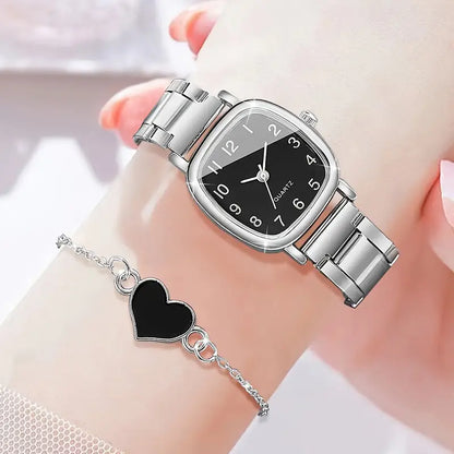 2pcs Watch And Bracelet Set,