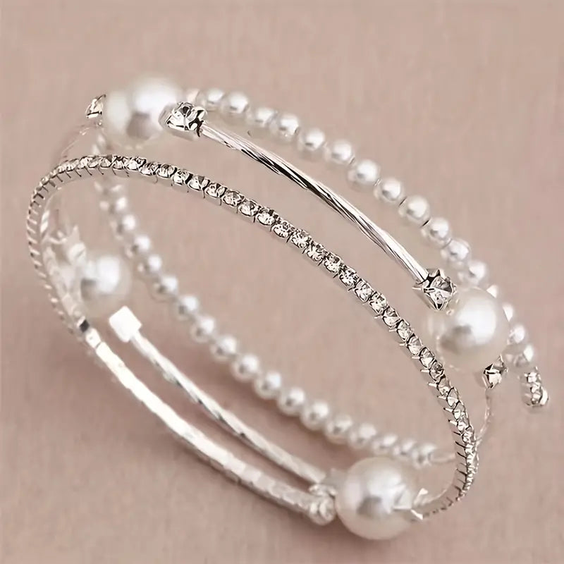 Bracelet Simple Style Pearls