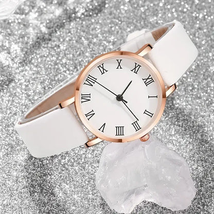 5pcs/Set Women'S Quartz Watch