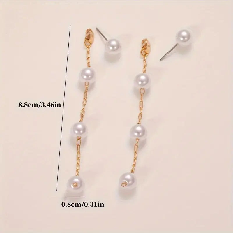 Elegant Pearl Earrings