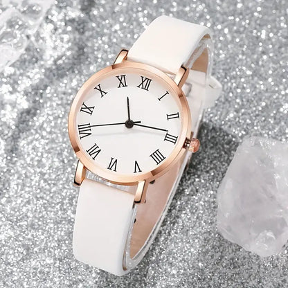 5pcs/Set Women'S Quartz Watch