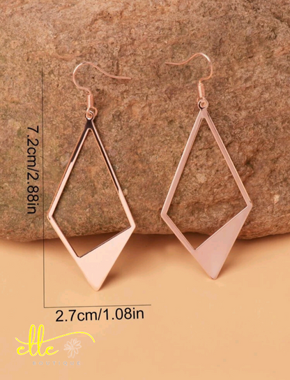 Geometric Drop Earrings