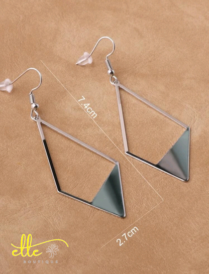 Geometric Drop Earrings