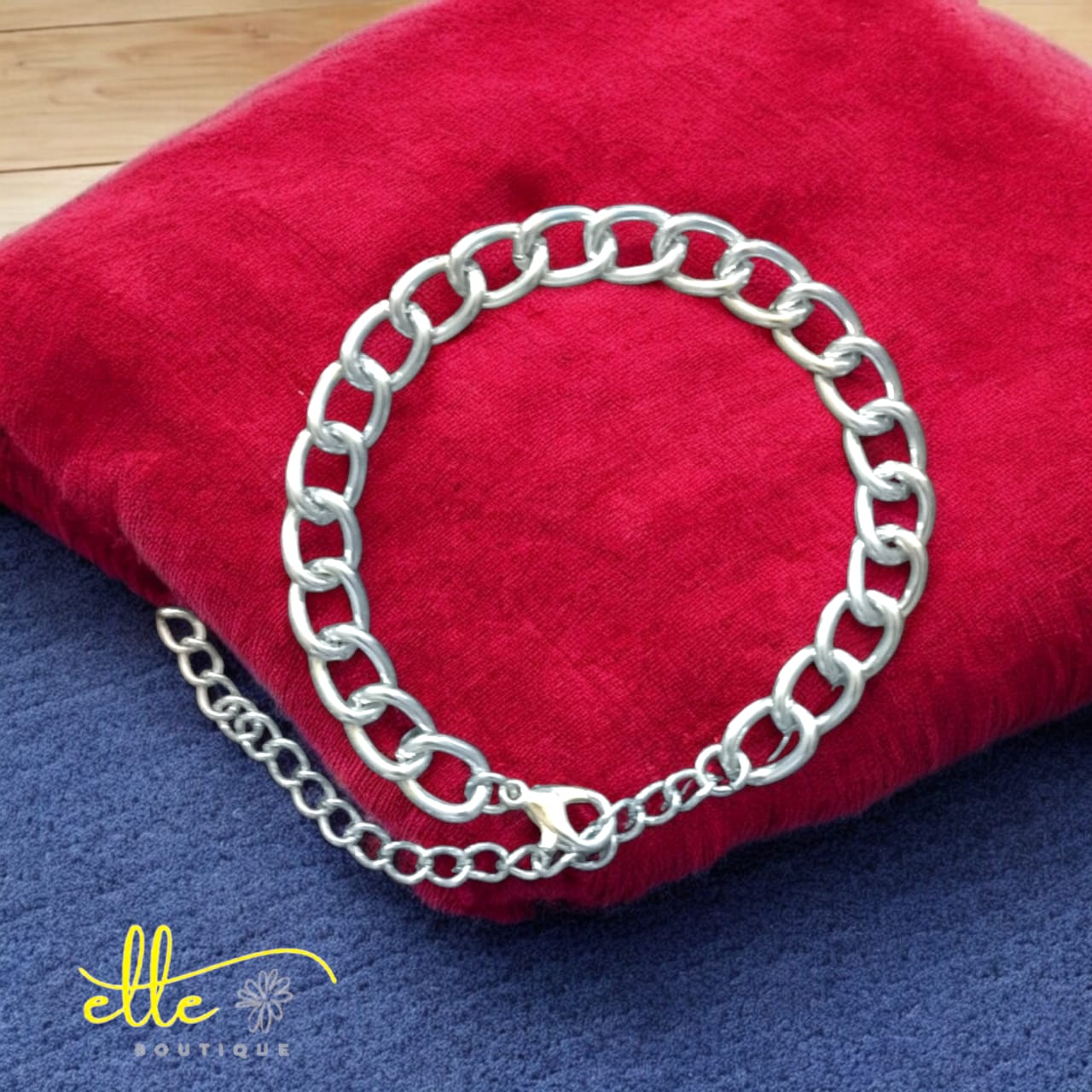 Bracelet Silver Style Round