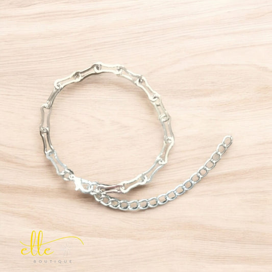 Bracelet Silver Style Round